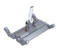 Irfora Aspirateur en aluminium pour nettoyage de piscine Buse d'aspiration | Efficace pour tous les débris, construction durable, poignée rotative, rouleaux de nettoyage lisses
