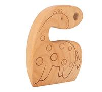 Irfora Couteau en Bois Mignon pour Enfants, Design Girafe | Conception sécurisée pour les tout-petits, Idéal pour cuisiner ensemble, Coupe non invasive, Encourage l\'autonomie des