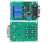 Irfora Module de Relais 2 Canaux avec Carte D'extension de Relais | Matière plastique, interface DB9, sortie de bas niveau, fonctionnement stable, commandes série simples