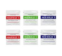 Irfora Point d'étalonnage du pH mètre 3 Type PH Poudre tampon Mesurez la poudre de solution d'étalonnage pour le testeur de pH