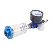 Irfora Régulateur D'air Pistolet de Pulvérisation Filtre Séparateur D'eau | Filetage standard 1/4\", Conception compacte, Filtre les contaminants en suspension dans l\'air, Convient aux pistolets