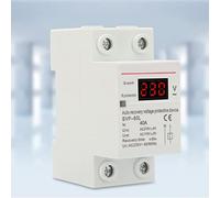 Irfora Relais de Protection Contre Les Surtensions, 230V 40A | Montage sur rail DIN, coupure automatique, alimentation stable, indicateur LED