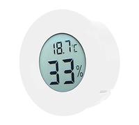 Irfora Thermomètre Hygromètre Numérique, Lectures Précises (White) | Écran LCD, résistant à l\'humidité, plage de température -50-+70°C, matériau ABS durable