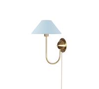 Iris Applique Murale Down Bleu