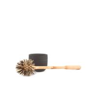 Iris Hantverk Brosse WC Iris bouleau huilé. gobelet en béton gris foncé
