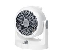 Iris Ohyama 530372 Ventilateur Silencieux de Bureau - Woozoo - HD15N, Plastique, Blanc, 34 W, 13 m², 24,1 x 17,5 x 26,6 cm