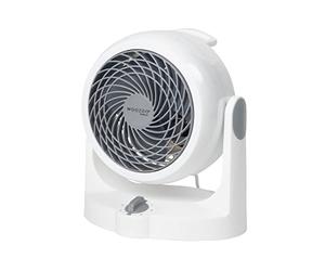 Iris Ohyama 530372 Ventilateur Silencieux de Bureau - Woozoo - HD15N, Plastique, Blanc, 34 W, 13 m², 24,1 x 17,5 x 26,6 cm