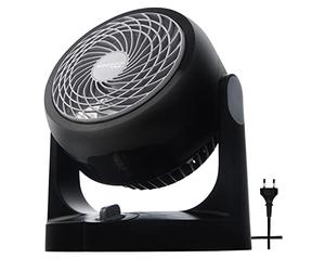 Iris Ohyama 530373 Woozoo Ventilateur Circulaire Plastique Noir 45,2 x 67,3 x 27,8 cm