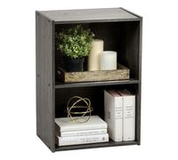 Iris Ohyama, Armoire De Rangement En Bois Avec Étagères, Modulable,Bureau, Salon, Chambre - Cx-4 , L125.7 X P29.8 X H5.5 Cm, Chêne Blanc Blanc