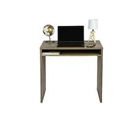 Iris Ohyama, Bureau, Table Informatique, Poste de Travail, Table d'Ordinateur, Étagère spacieuse, Design & Moderne, Bureau, Chambre, Salon - Desk - WDK-800 - Marron cendré