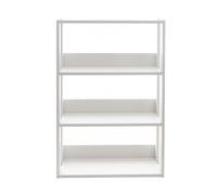 Iris Ohyama, Bibliothèque, Meuble de rangement à 3 Niveaux/étagères ajustables, OWR-600-Chêne Blanc, L29.3 x P60 x H87.9...