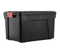 IRIS OHYAMA Lot de 3 boites de rangement bricolage - Store It All - 60 L - Noir et rouge - 59 x 39,5 x 35,5 cm