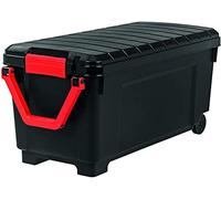 IRIS OHYAMA Boite de rangement Bricolage - Store It All - 170 L - Noir et rouge - 103,5 x 49,5 x 50 cm - Plastique