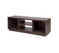 Iris Ohyama, Meuble TV, Meuble tele, Banc TV, Ecran jusqu'à 55 pouces, OTS-125S, Marron, L36 x P126 x H41.5 cm
