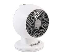 Iris Ohyama Ohyama Woozoo® PCF-M18 - Ventilateur de bureau / table puissant et silencieux - 33 W - Oscillant - Réglable verticalement - Poignée - 3 vitesses - Pour surface de 23 m² - Blanc