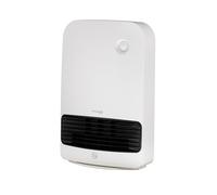 Iris Ohyama, Woozoo Chauffage d'appoint compact/Radiateur céramique mobile, Portée 90cm, 1500W, Détecteur de mouvement pour économies, Minuteur d'arrêt, Salle de bain, salon - JCH-15TD4 - Blanc