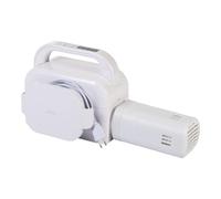 Iris Ohyama, Woozoo Chauffe-couverture électrique et sécheuse 2-en-1, 490W, Tuyau extensible, 3 réglages de minuterie, Pour literie, couverture - Bed Warmer BW-C1 - Blanc