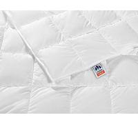 Irisette Nora Couette d'été légère 100% Coton 100% Duvet avec Sac de Rangement, Weiß, 155 x 220 cm