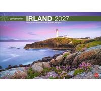 Irland Globetrotter Kalender 2027 - Von rauen Küsten und grünen Hügeln: Wandkalender XL mit Fotos der beeindruckenden irischen Landschaften. Kalender 2027 im Großformat mit Monatskalendarium.
