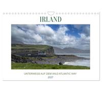 Irland - Unterwegs auf dem Wild Altantic Way (Wandkalender 2027 DIN A4 quer), CALVENDO Monatskalender: Dieser Kalender nimmt dich Monat für Monat mit ... der Welt - den Wild Atlantic Way.