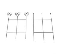Iron Garden Lot de 3 obélisques antirouille 70 cm | Revêtement résistant à la rouille, robuste pour cadre tubulaire, empêche la flexion, longue durée de vie
