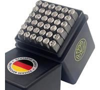 IRON HODL - Lettres frappantes chiffres 4 mm - Dureté HRC60 - 36 pièces. | Tampon à lettres dureté extrême pour métal, cuir, argile 4 mm