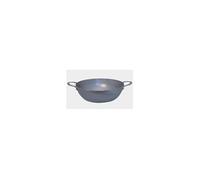 MINERAL Sauteuse Paysanne Bombée à bord haut en tôle d´acier cire d´abeille de BUYER 2 anses D 28 cm