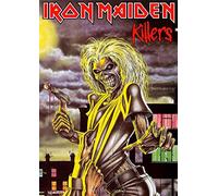 Iron Maiden Affiche Textile Flag Killers Album Cover Officiel Noir 70Cm X 106Cm Size One size