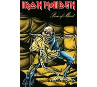 Iron Maiden - Iron Maiden - Poster PIECE OF MIND (107 cm x 70 cm) (Jaune / Noir / Rouge)