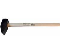 Ironside 100-370 Marteau à frapper 6 kg avec manche en frêne, noir/naturel