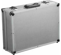 Ironside 191-001 Mallette à outils en aluminium 460x330x150mm, verrouillable, argentée