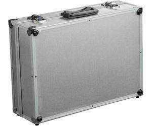 Ironside 191-001 Mallette à outils en aluminium 460x330x150mm, verrouillable, argentée