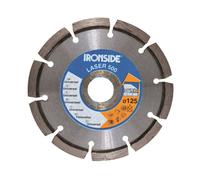 IRONSIDE Disques à tronçonner diamantés Laser 500, segmentés 125mm 2,2/6mm ***NOUVEAU**