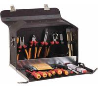 IRONSIDE Mallette d'apprenti 22 pièces électrique (étui en cuir)