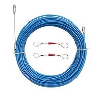 IRSCorp Aiguille Electricien 30m Tire Fil Electrique 4mm Diamètre Kit d'extraction de câble Bleu