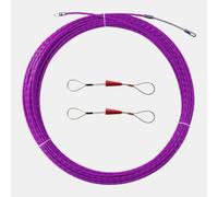 IRSCorp Kit d'extracteur de câble à ruban de poisson 30M 100pieds avec guide de fil traversant le mur, dispositif de guidage de câble électrique PET 4mm, extracteur de câble électrique, enfileur de