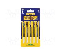 Irwin Lames de scie sauteuse T101BR – pour laminés et stratifiés, 100 mm (5 lames)