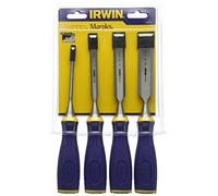 IRWIN 10505173 M500 Lot de 4 burins tout usage avec capuchon de frappe