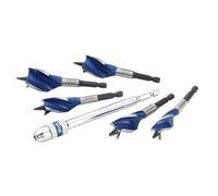 Irwin 1922007 Blue Groove Lot de 6 mèches à bois courtes