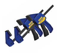 Irwin Serre-joints Mini 7133090 - 300 mm - Jeu de 2 - Patins doux démontables