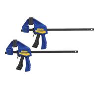 Irwin 7133107 Micro Jeu de 2 Serre-joints/écarteurs 115 mm