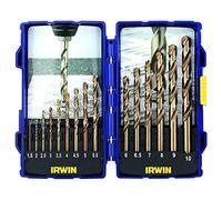 Irwin Coffret de 15 Forets à Métaux HSS Cobalt 1,5 à 10 mm