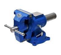 Irwin Étau de mécanicien à base tournante – mors pivotants avec enclume – 125 mm