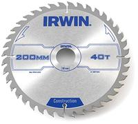 Irwin Lame de scie circulaire IRW1897202 – 200 x 30 mm – 40 dents, denture renforcée ATB