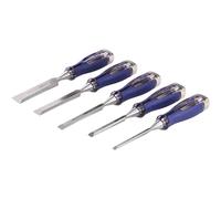 Irwin Marples MS750 Haut Impact Bois Burin Set 5 Pièce Avec Strike Cap 10503421