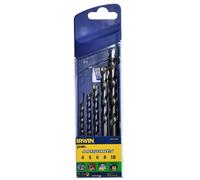 Irwin Set de forets maçonnerie 4 à 10 mm