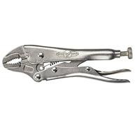 IRWIN T1002EL4 IWT1002EL4 Pinces-étaux avec Mâchoires incurvées, Argent, 100 mm