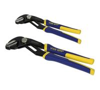 IRWIN Tools Groovelock Pince étau, Mâchoires droites, 8 et 25,4 cm (1802532)