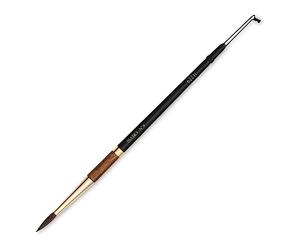Isabey Vintage Siberian Blue Squirrel Brush, Round, 8