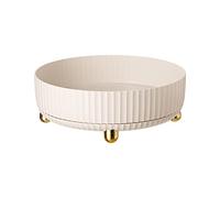 ISAKEN Organisateur de Plateau Tournant, Organizer Rangement Epices Rotatif Cuisine Organisateur d'étagère de Placard, Plateau de Rangement Rotatif Support à Condiments Plateau Tournant